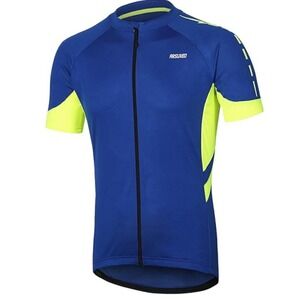 Arsuxed Full Zip Cycling Biking‎ Bicycle Riding Shortsleeved XXL Shirt